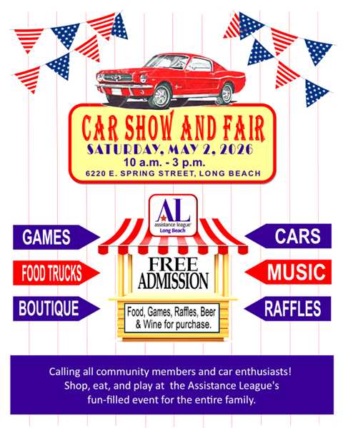 Assistance League Car Show flyer May 2026